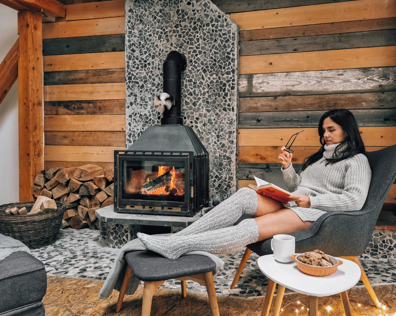 Hout stoken: hou het gezond