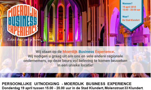 MOERDIJK BUSINESS EXPERIENCE april 2018